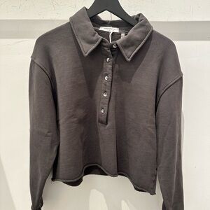 Perfect White Tee Vinny 3/4 Sweatshirt Vintage Black